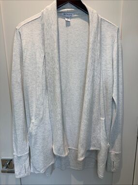 Athleta Pranayama Wrap - Light Grey Heather - XS